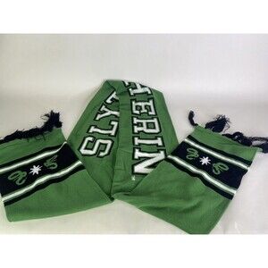 Harry Potter Slytherin Winter Scarf Knit with Tassels Adult Unisex NEW